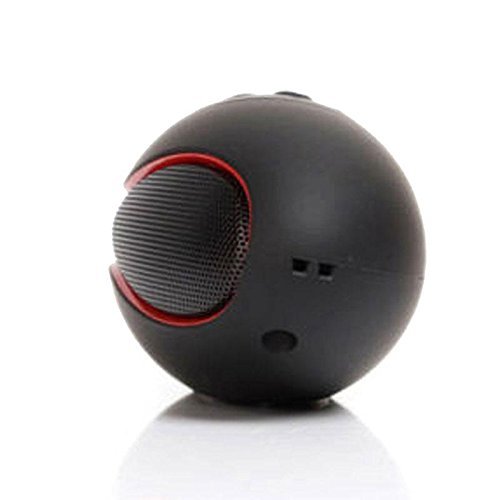 YOUNGFLY Portable Fashionable Wireless Bluetooth Super Bass Rugby Speaker Mic For Samsung iPhone iPad,Black N2