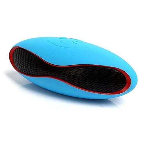 YOUNGFLY Portable Fashionable Wireless Bluetooth Super Bass Rugby Speaker Mic For Samsung iPhone iPad,Black N9