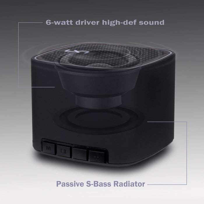 LX7 Bluetooth 4.1 Portable Wireless speaker, 6W Output Power with Enhanced Bass, with MP3 Player, FM Radio and... N4
