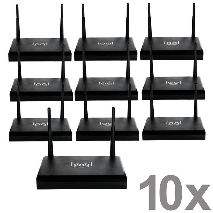 10x Loolbox Arabic IPTV Box (Black) 10 PACK Arabic Channels TV Box, 400+ Arabic Channels, Streaming Media Player...