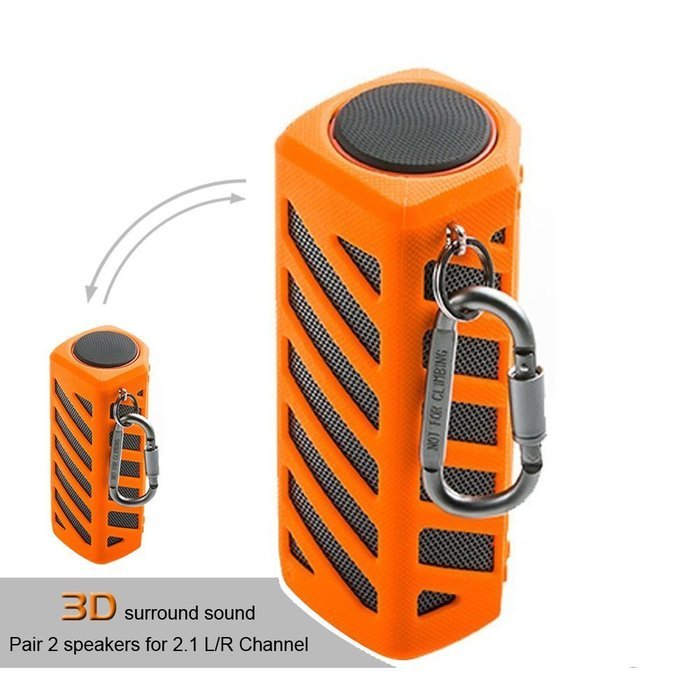 Hapyia Wireless Bluetooth Speaker - Yellow N19