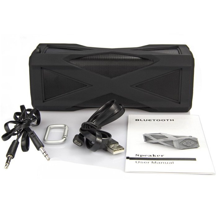 E XiuGe Waterproof Sport Speaker Portable Wireless Speaker with 4000mAh Rechargeable Power Bank/ Mic Function... N6