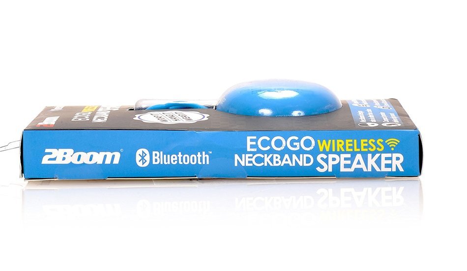 2BOOM Eco Go Mini Wireless Speaker FM Radio Neckband Portable mp3 Microphone Black N7