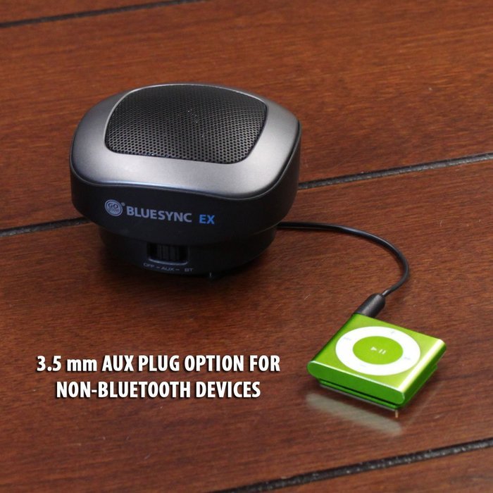 GOgroove Portable Pocket-Sized Rechargeable Bluetooth Speaker with Expanding Base for Enhanced Sound Resonance... N2