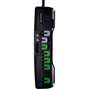 Cyberpower Systems Usa Cyberpower Csht706tcg Home Theater Energy Saving 7-outlets Surge Suppressor Av Protection -