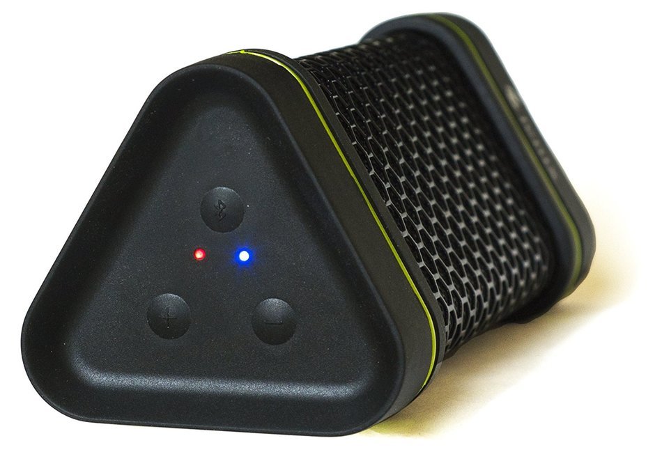 Fenix Water-Resistant Dustproof and Shockproof Black and Neon Green Triangle Shaped Portable Rugged Wireless Bluetooth... N3