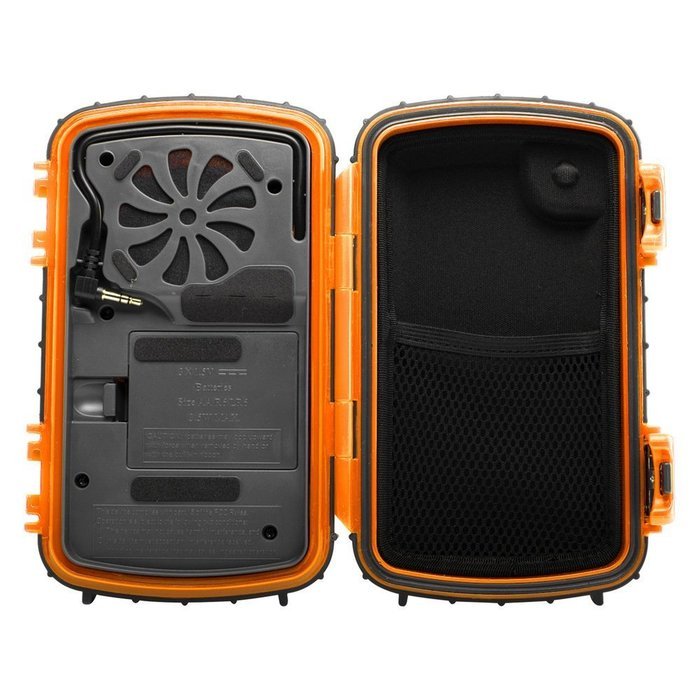 ECOXGEAR GDI-AQCSE Waterproof Portable Speaker/Case for MP3 Player & Smartphone-Orange (Certified Refurbished) N3