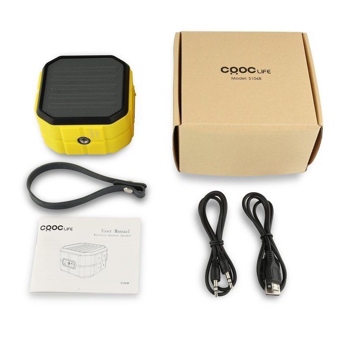 CRDCsmart Bluetooth Speakers Wireless Portable Rechargeable 800mAh Battery Play For 6 Hour Single Channel 5W Sport... N4