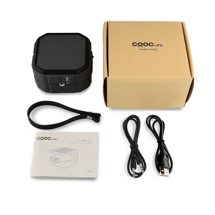 CRDCsmart Bluetooth Speakers Wireless Portable Rechargeable 800mAh Battery Play For 6 Hour Single Channel 5W Sport... N12