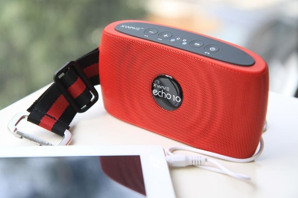 Xwave Echo 6W or 10W Hi-Fi Portable Wireless Bluetooth Speaker with Built-In Microphone, Blue N3