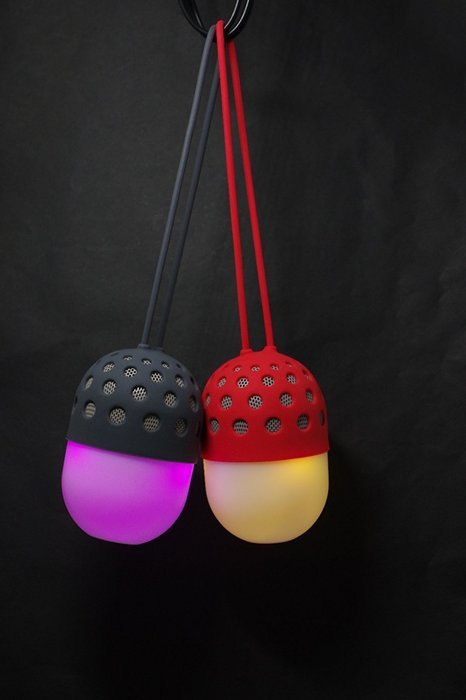 JS-BASE Mini Portable Wireless Bluetooth Speaker Colorful Lights,IPX4 Waterproof, Sport Loudspeakers Stereo,Built... N15