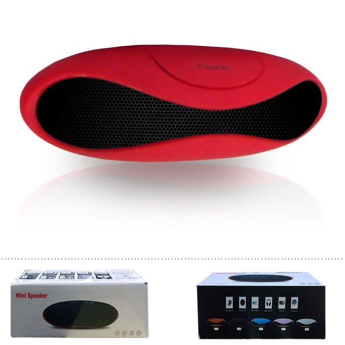 Wireless Bluetooth Speaker USB SD Card Music Player From Fibonic - Best Compact Portable Speakers - Loudest Sound... N9