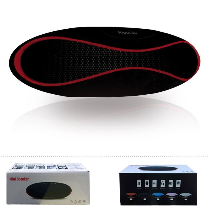 Wireless Bluetooth Speaker USB SD Card Music Player From Fibonic - Best Compact Portable Speakers - Loudest Sound... N17