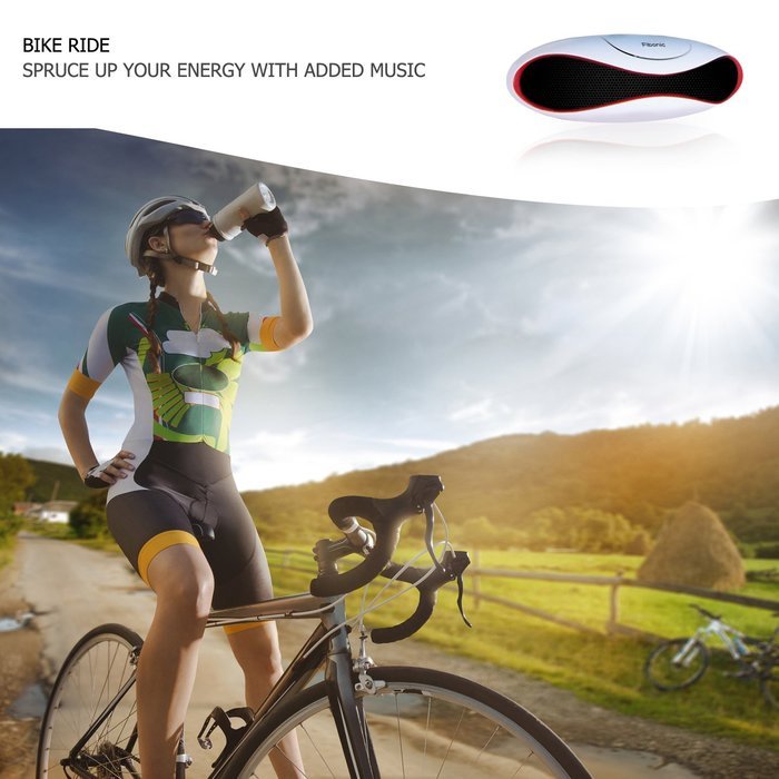 Wireless Bluetooth Speaker USB SD Card Music Player From Fibonic - Best Compact Portable Speakers - Loudest Sound... N26