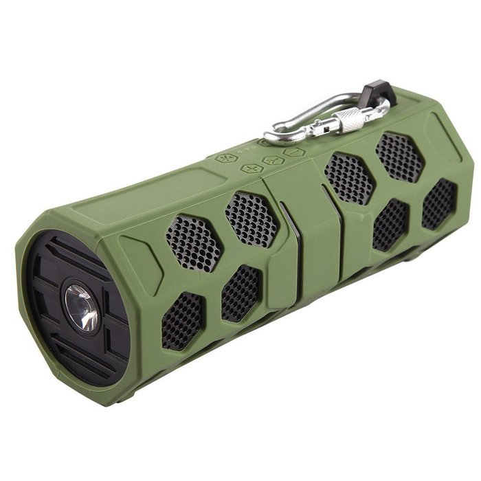 CoolifeOutdoor Waterproof Portable Bluetooth Speaker with 12-Watt Stereo SOS Alarm Outdoor Sports Bluetooth 4.0... N19