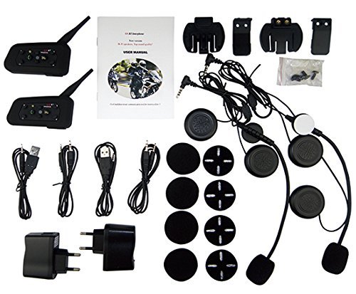 2XG6 6 riders BT interphone bluetooth helmet intercom with Hi-Fi speakers N2