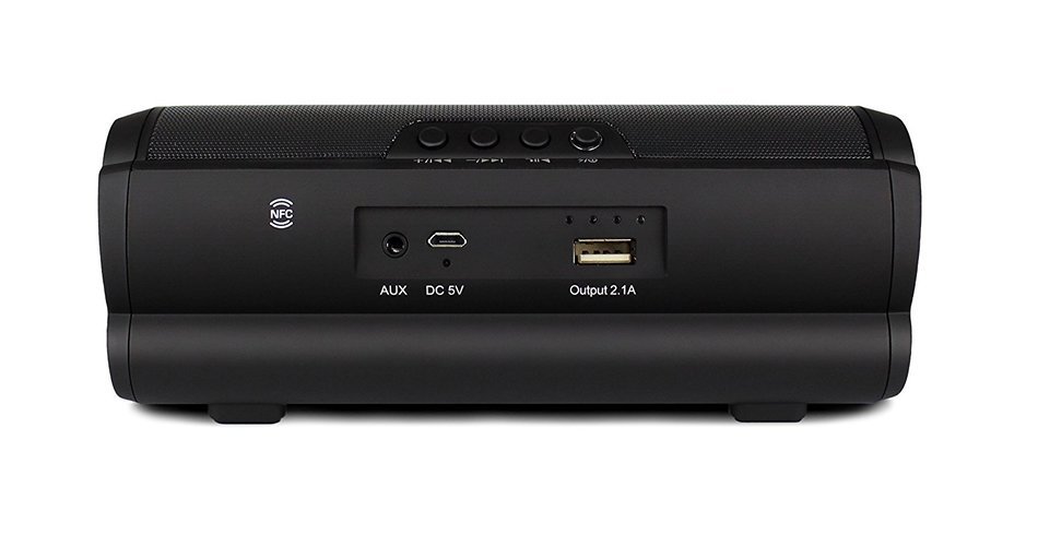Nixeus ARC 4.0 Ultra-Portable Bluetooth 4.0 Wireless Speaker with aptX, Internal USB Power Bank, Built in Speakerphone... N2