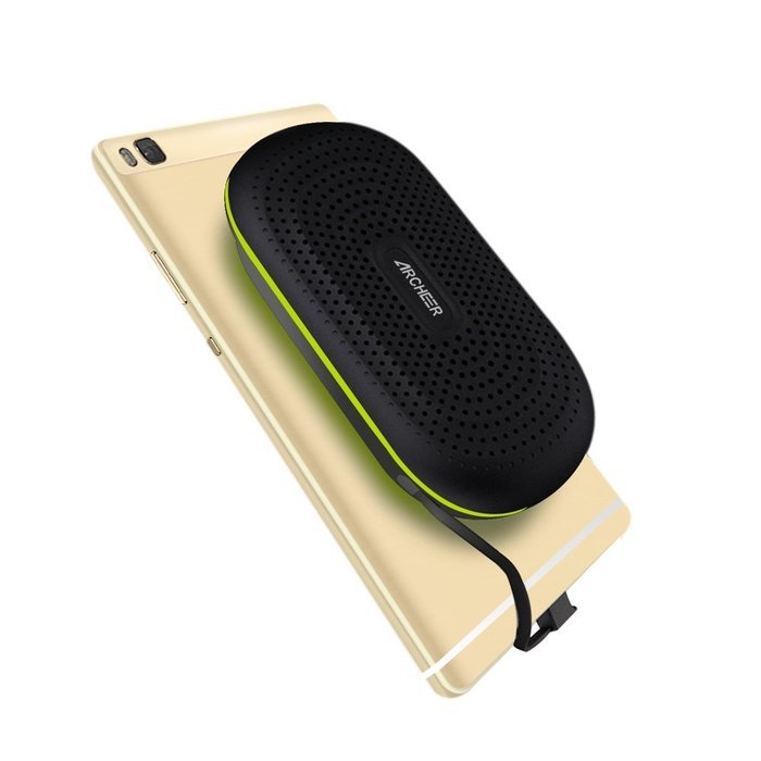 ARCHEER Portable Wireless Bluetooth Shower Speakers With 3000mAh Power Bank External Battery Charger, Bulit-in... N3