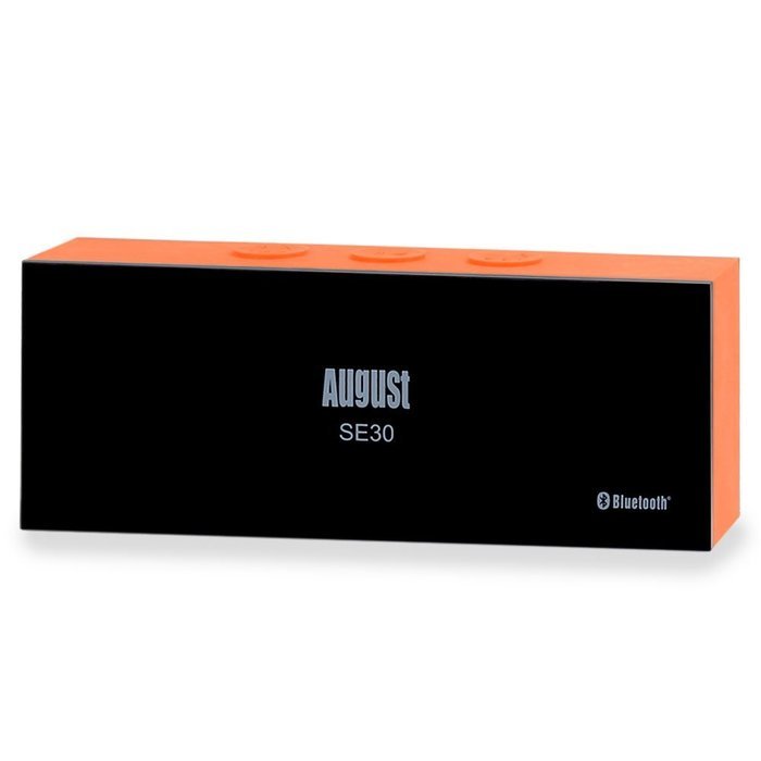 August SE30 Portable Bluetooth Speaker - Compact Wireless SoundBar with 3.5mm in and Rechargeable Battery (Gray... N37