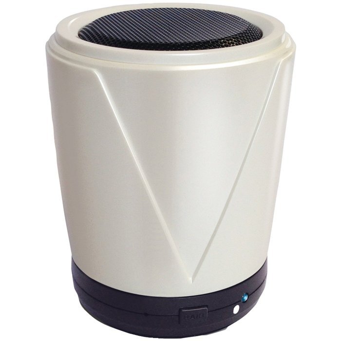 AT&T Hot Joe Portable Wireless Speaker for Smartphones - Retail Packaging - White