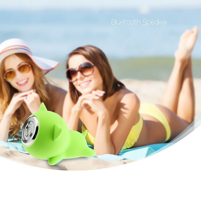 Smileto Mini Pig Outdoor & Shower Waterproof Portable Wireless Bluetooth Speaker With Hands Free Calling, Rechargeable... N8