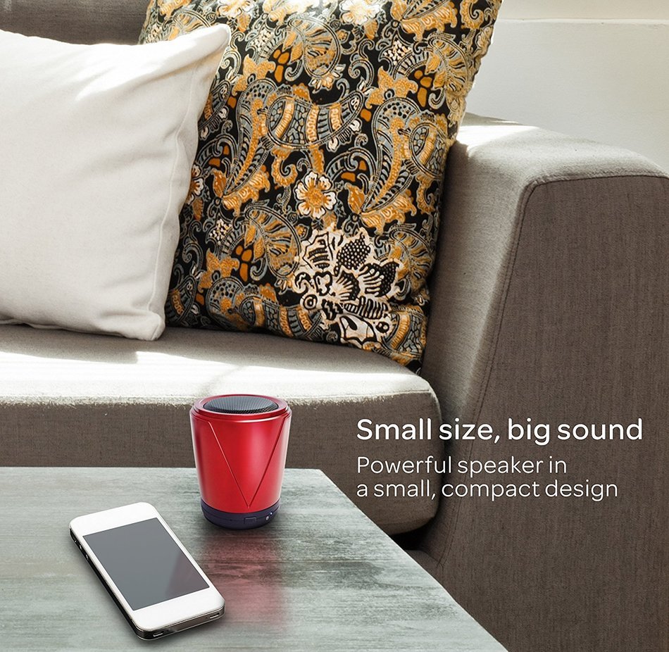 AT&T Hot Joe Portable Wireless Speaker for Smartphones - Retail Packaging - White N12
