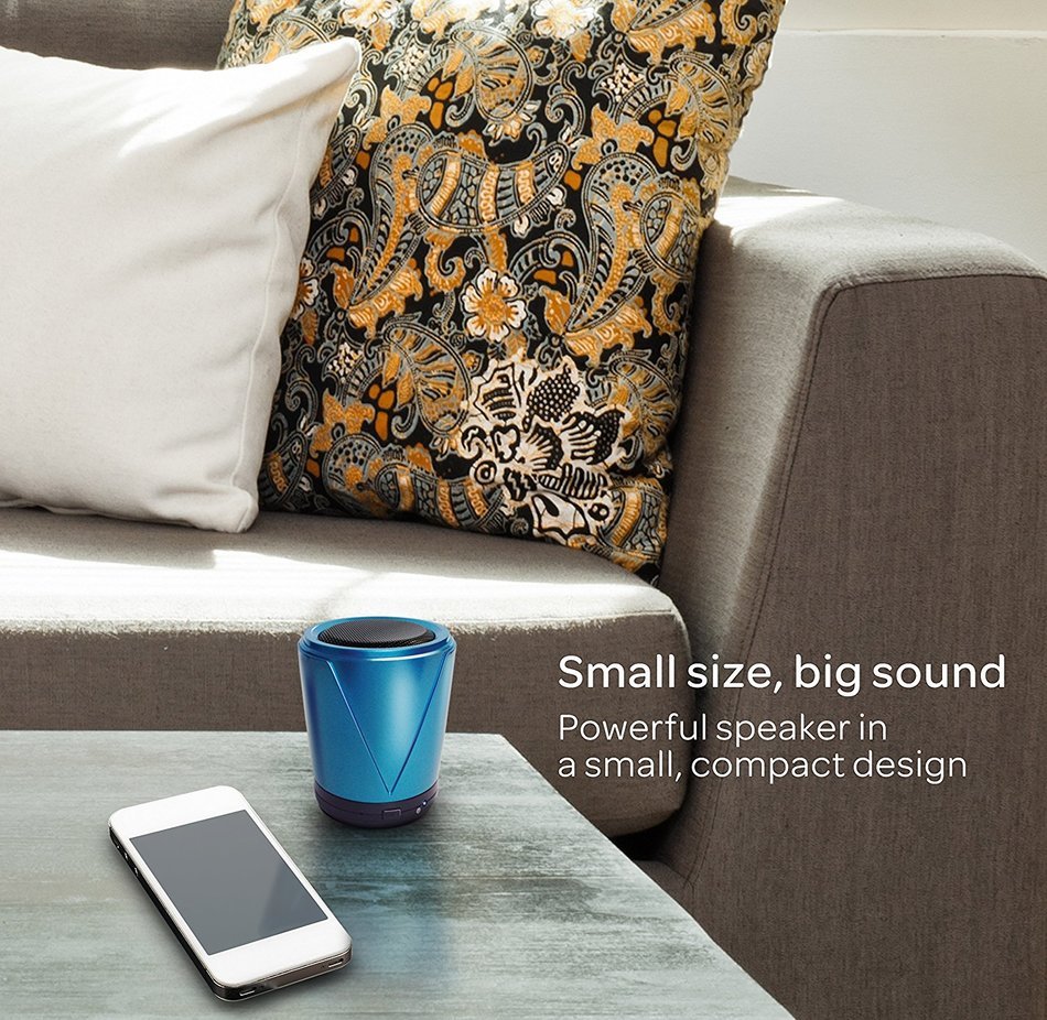 AT&T Hot Joe Portable Wireless Speaker for Smartphones - Retail Packaging - White N17