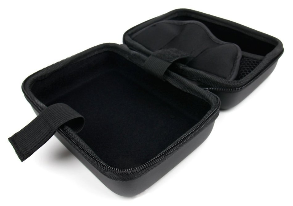 DURAGADGET Premium Quality Black Hard Shell EVA Box Case with Carabiner Clip & Twin Zips for NEW JBL Clip / Clip... N5