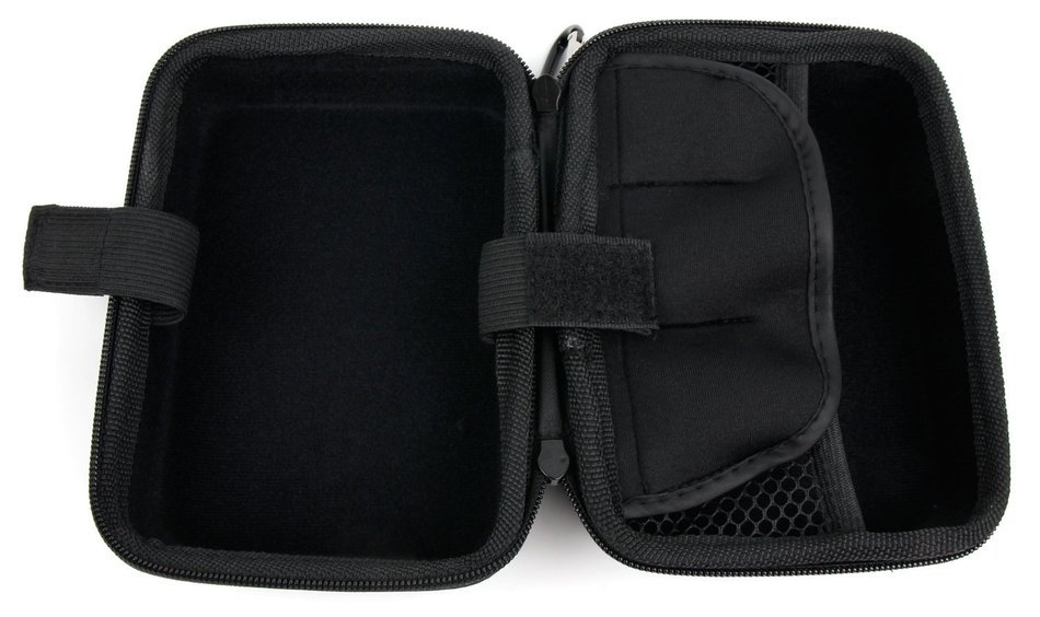 DURAGADGET Premium Quality Black Hard Shell EVA Box Case with Carabiner Clip & Twin Zips for NEW JBL Clip / Clip... N6