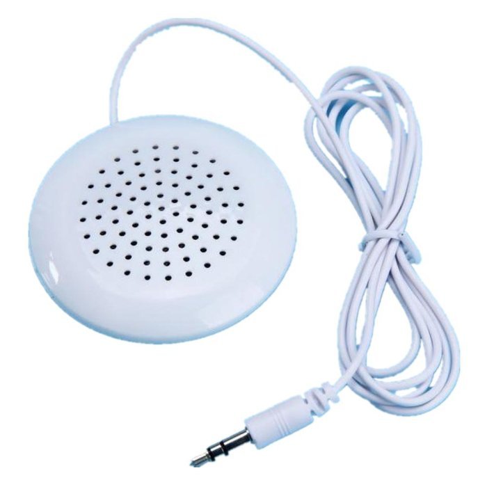 Speakers,LandFox Portable 3.5mm Pillow Speaker for MP3 MP4 CD iPod Phone,White