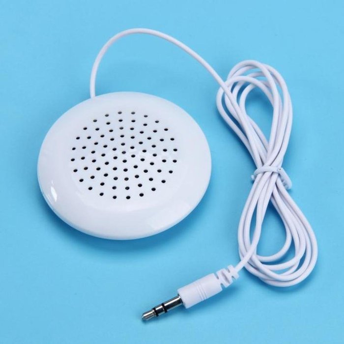 Speakers,LandFox Portable 3.5mm Pillow Speaker for MP3 MP4 CD iPod Phone,White N2