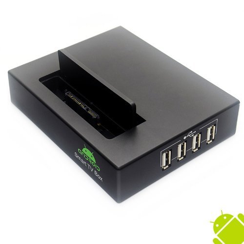 Kingzer Dual Core Android 4.2 TV BOX 2.5in HDD Slot 1080P HD DLNA Wifi Ethernet HDMI VGA N4