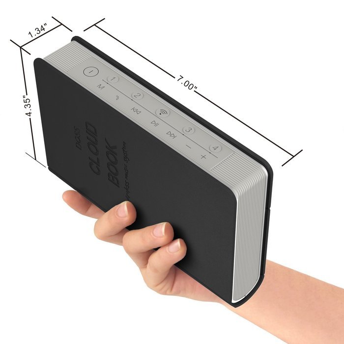 DOSS Cloud Book Wireless Portable Bluetooth 4.0 & Wi-Fi Straming Music speaker,support Pandora,Spotify,iHeart,... N3