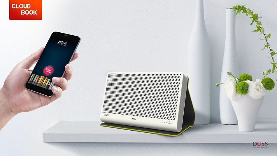 DOSS Cloud Book Wireless Portable Bluetooth 4.0 & Wi-Fi Straming Music speaker,support Pandora,Spotify,iHeart,... N8