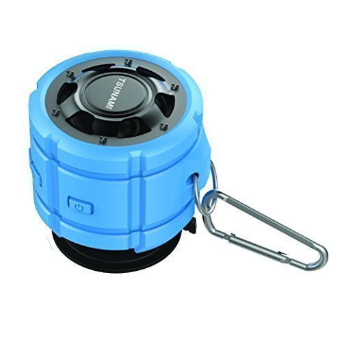 Tsunami Outdoor Waterproof IPX7 Water Resistant Weatherproof Portable Bluetooth Wireless Shower, Pool and Beach...