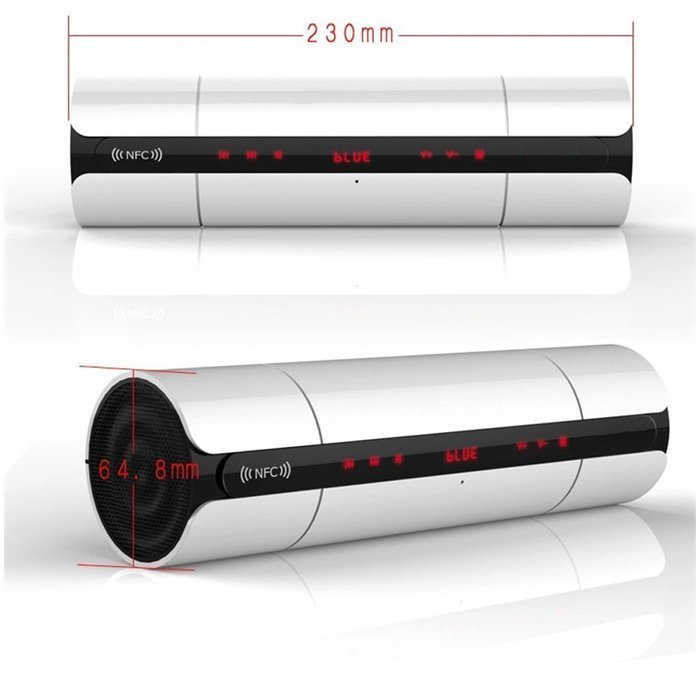 Bluetooth speakers Bekhic 3D-Tumbler NFC Portable Wireless Speaker Stereo With Mic
