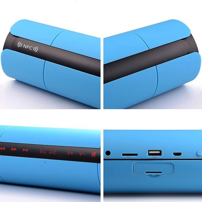 Bluetooth speakers Bekhic 3D-Tumbler NFC Portable Wireless Speaker Stereo With Mic N6