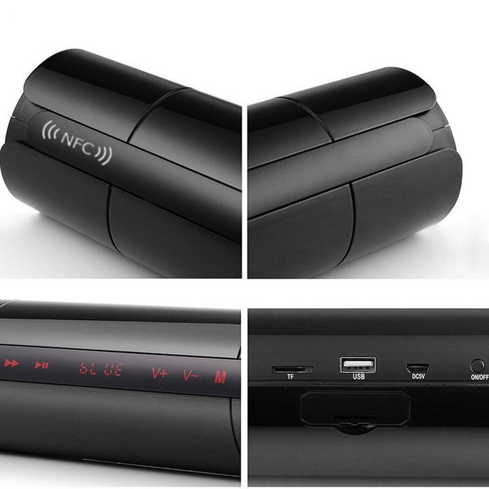 Bluetooth speakers Bekhic 3D-Tumbler NFC Portable Wireless Speaker Stereo With Mic N10