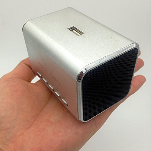 YUMQUA MD05B Portable Mini Speaker FM radio Computer Speakers TF Card/USB Flash MP4 Speaker Black N2