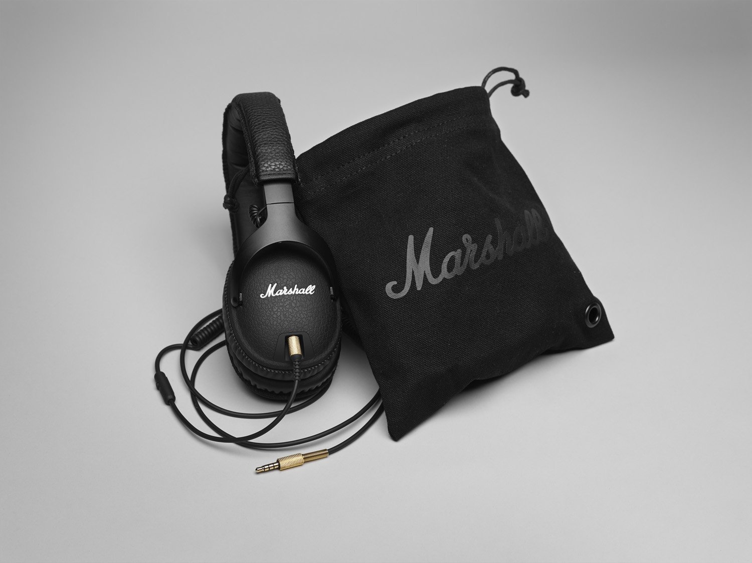 Marshall Headphones MACCS00152 Monitor Headphones, Black N8 free