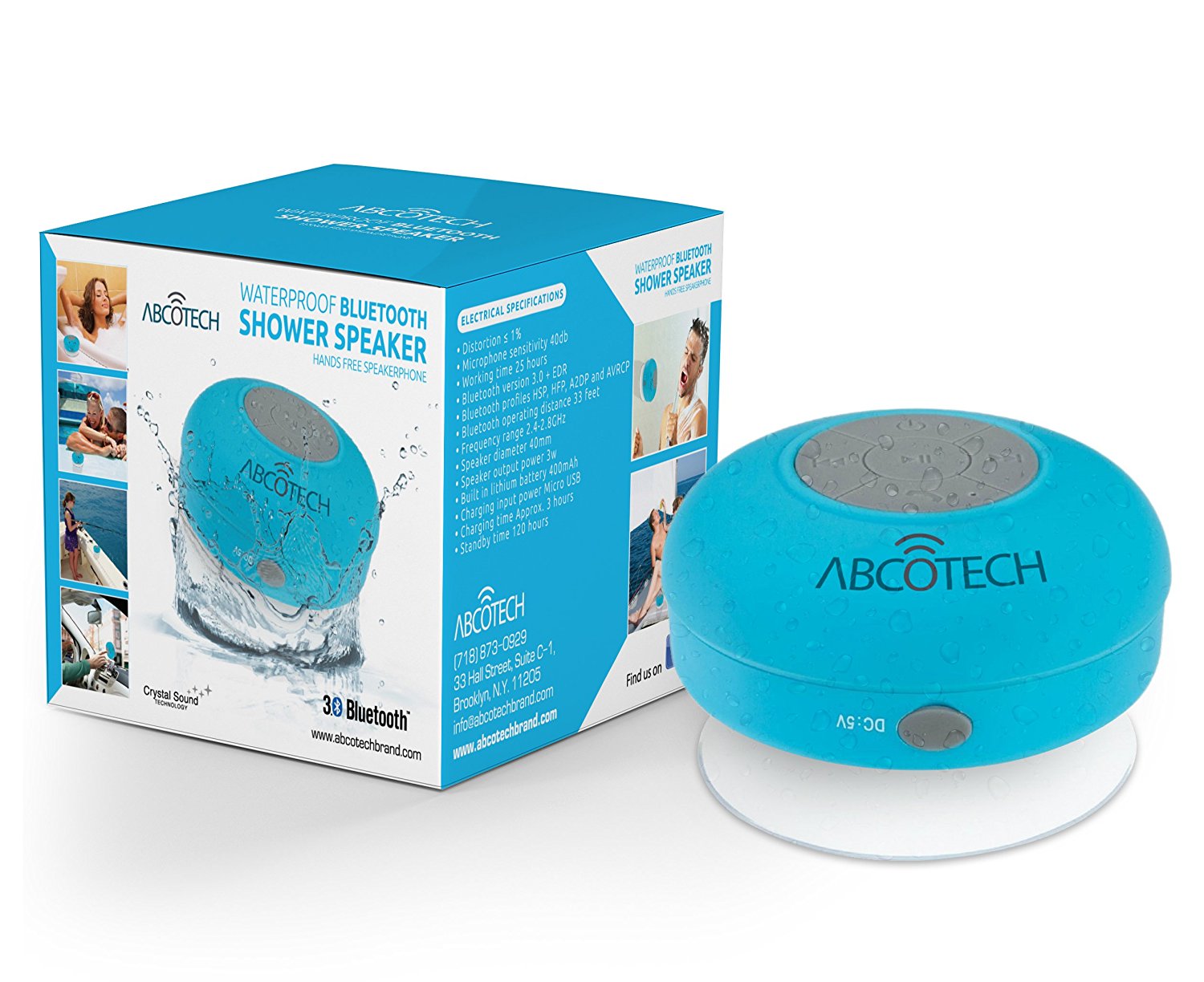 Wireless Bluetooth Waterproof Shower Speaker Blue 3 0 Speaker Mini