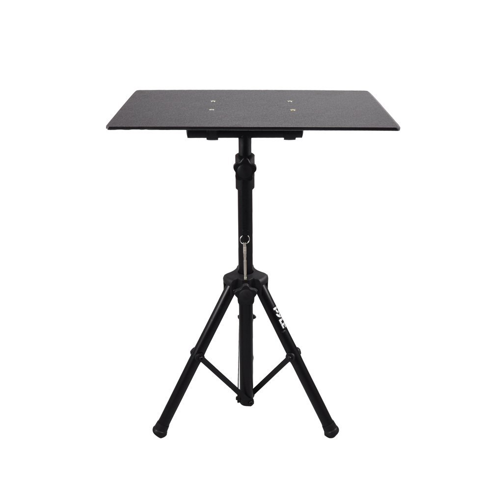 Pyle Laptop Projector Stand, Heavy Duty Tripod Height Adjustable 28