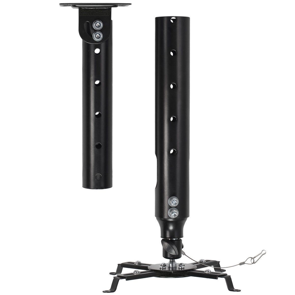 Cheetah Mounts APMEB Universal Projector Ceiling Mount Includes a 27
