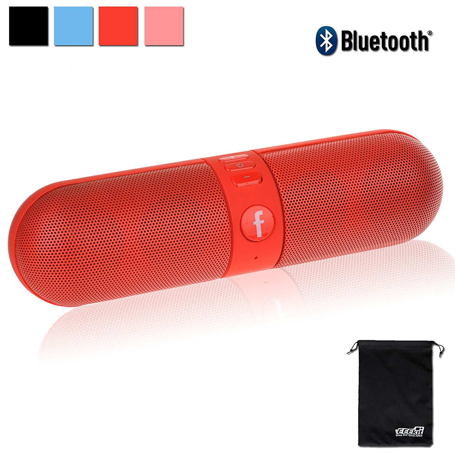 Bluetooth Speaker, EEEKit Portable Shockproof Bluetooth Wireless FM