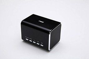 YUMQUA MD05B Portable Mini Speaker FM radio Computer Speakers TF Card/USB Flash MP4 Speaker Black N4