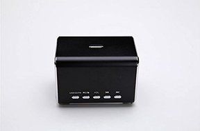 YUMQUA MD05B Portable Mini Speaker FM radio Computer Speakers TF Card/USB Flash MP4 Speaker Black N5