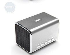 YUMQUA MD05B Portable Mini Speaker FM radio Computer Speakers TF Card/USB Flash MP4 Speaker Black N12