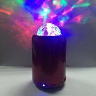 THYDZ Mini Wireless Disco Party Bluetooth Speaker with Built-in Multi Colored LED Light Show, Support Hands Free... N3