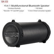 Docooler&reg; travel Loudspeaker Wireless Bluetooth Speaker Multimedia Mobile Loudspeaker USB &amp;3.5mm FM Radio Subwoofer... N8