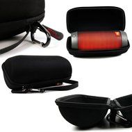 Padded Black Pouch for JBL Charge 2 plus, Pulse, Charge, Charge 2 &amp; Flip 2 With Belt Clip - by DURAGADGET N6